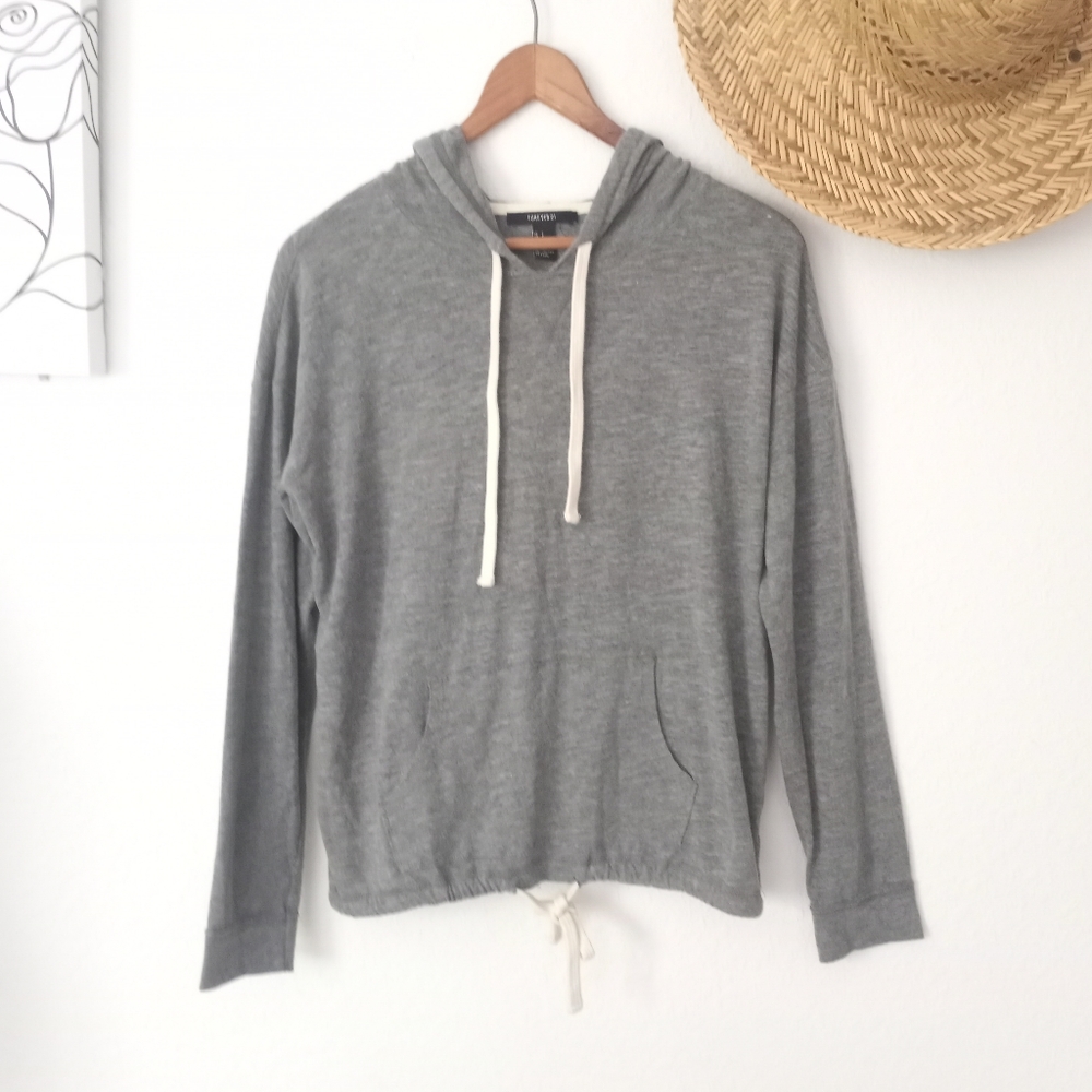 Forever21  Dark Gray Sweatershirt Hoodie Sz S